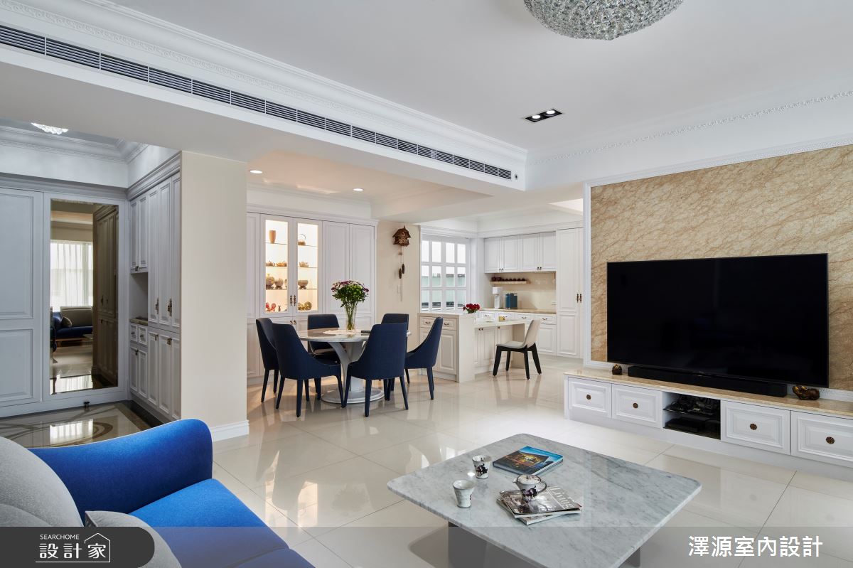 一家四口的微甜日常！注入輕奢氣息的40坪優雅美式宅！