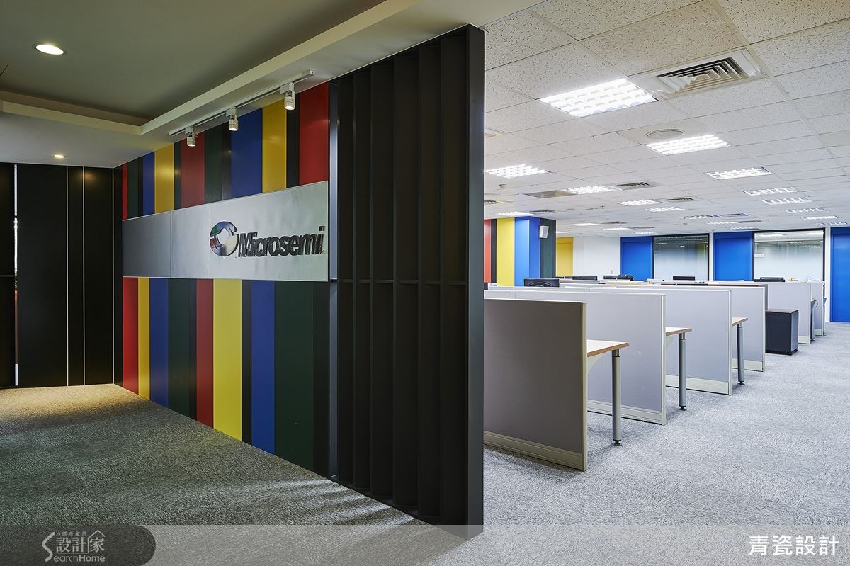 彩虹能量，讓科技辦公室充滿繽紛好心情！