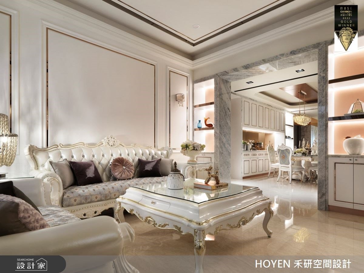 擁抱 150 坪透天別墅輕奢生活！精緻美式設計實踐夫妻奢石美宅夢