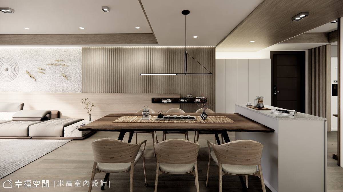 修得禪居 唯美枯山水描繪恬靜生活│東方禪風│36坪