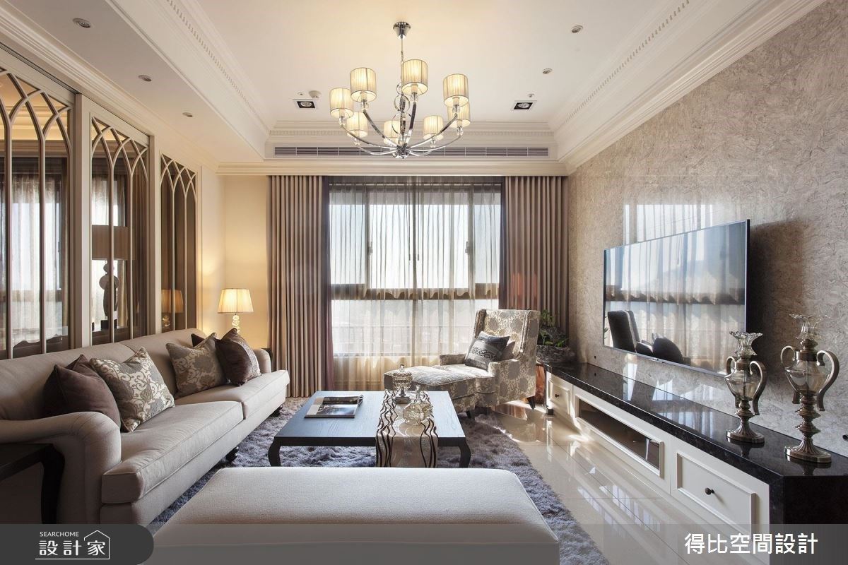 擁抱大地色系的溫柔慵懶！步入式鞋櫃、半開放書房迎接熟齡夫妻的新古典生活