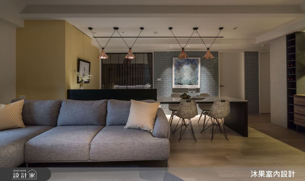針對中小坪數的貼心設計！搭配跳色現代風，24坪文青宅變得更從容亮眼
