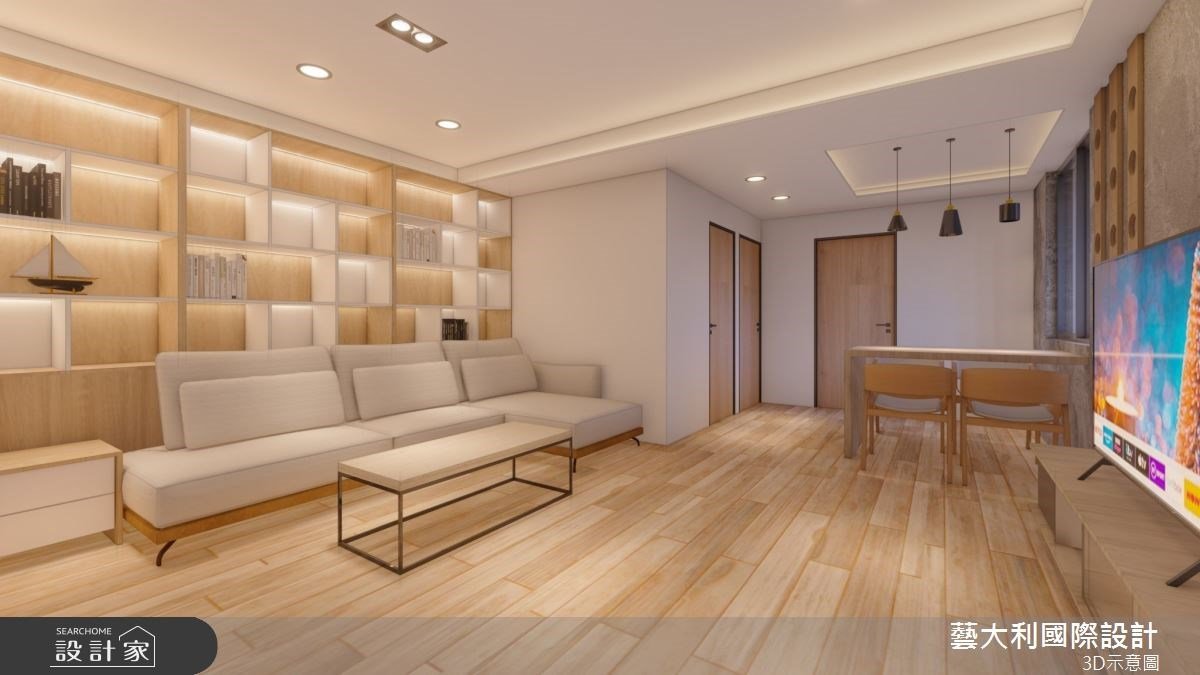 天然現代風改造43年老宅！以絕美展示牆設計，創造迷人的質感居家