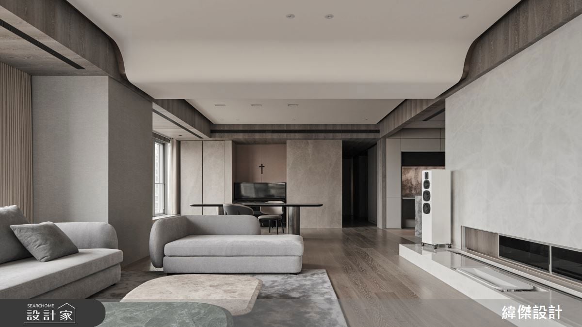 建築思維重構百坪毛胚豪邸！113坪現代宅化身頂級設計旅店