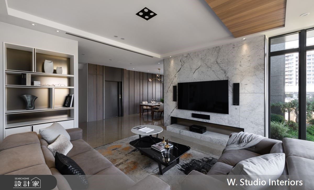 將綠意帶進150坪精品豪宅！石材與金屬勾勒現代風