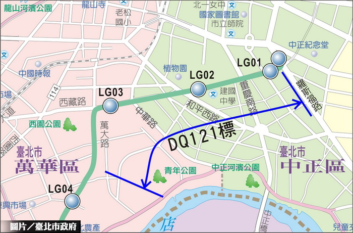 捷運萬大線　挖到古城牆遺跡