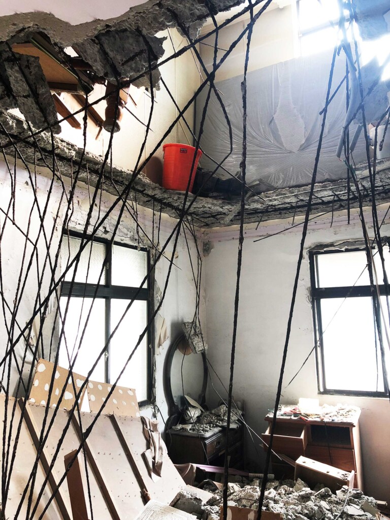 天花板塌了！新莊海砂屋整合近10年 終通過都更