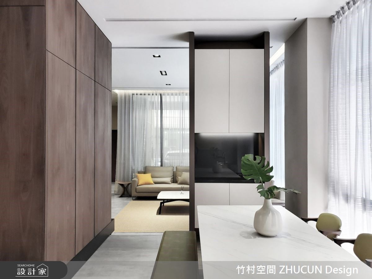 極簡風透天別墅，將收納藏於無形、還最大的空間給生活！