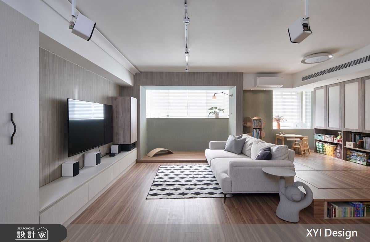 舒適感大提升！ 25 坪老屋翻新改造，升級溫潤現代親子宅！
