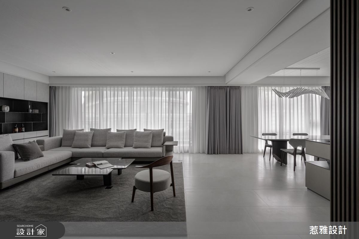 靜逸之居! 好設計讓毛胚屋變成自帶品味的現代輕奢宅