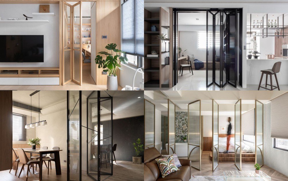空間格局超展開！20 款折疊門設計巧思把採光、隔間與設計感一次搞定