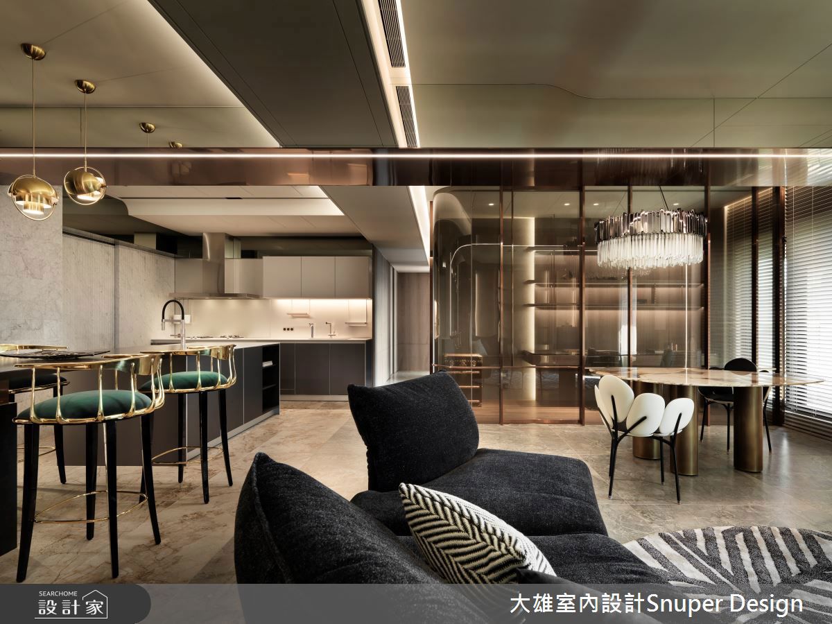 光影為筆、空間為詩，新古屋翻為新大地色奢華風住宅