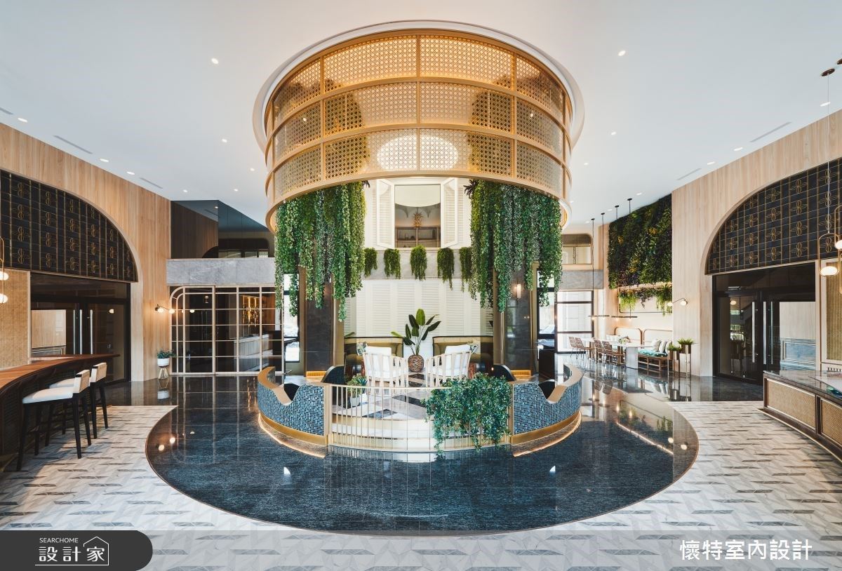 社區接待大廳長這樣！旅遊度假、熱帶叢林的想像總和