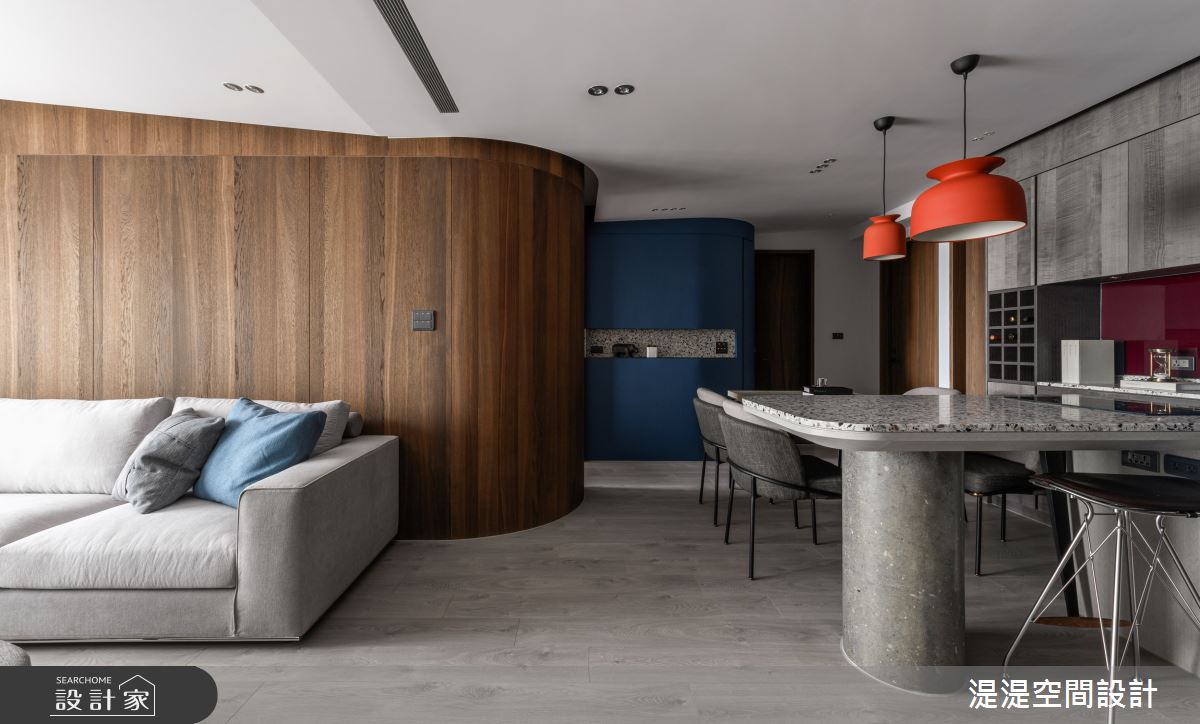 現代簡約與大膽跳色！30坪老屋變身摩登個性宅