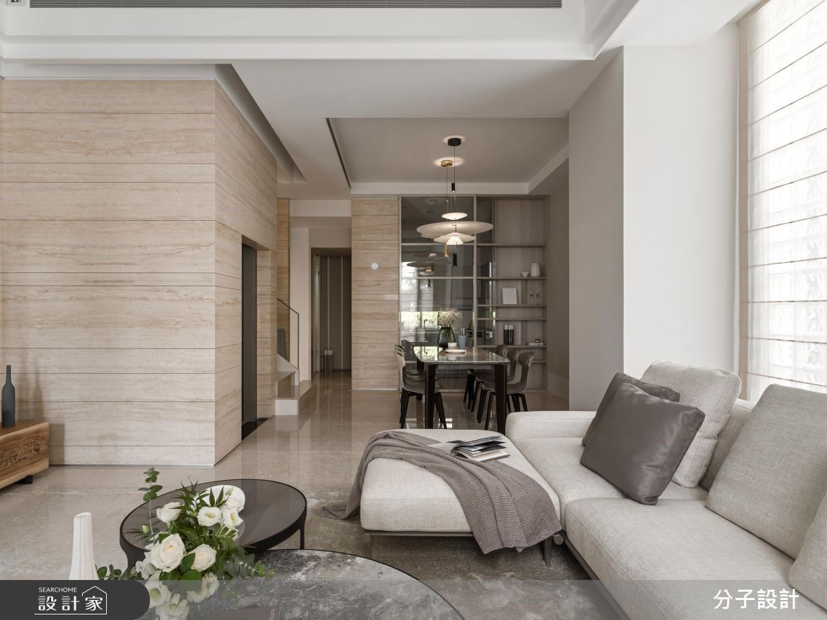 為生活挹注優雅細膩質感  卡布奇諾暖色調現代風別墅