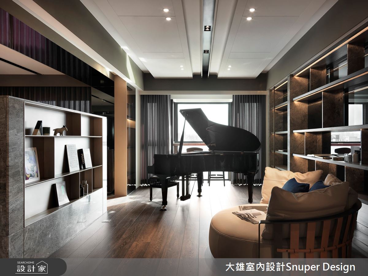 琴音漫溢於現代都會豪邸，一睹東西合併的居住美學