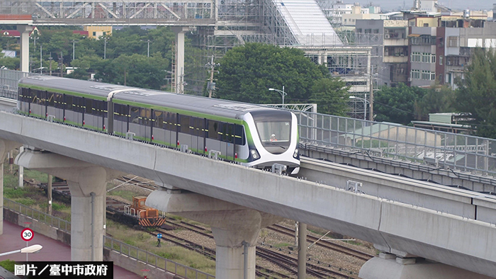 台中捷運綠線列車測試 強化降噪措施