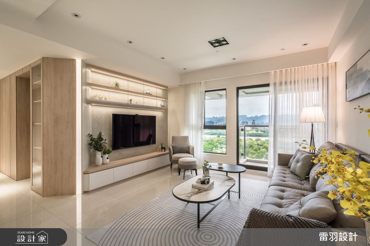 以「純白和木質」建立清爽感！自然系北歐親子宅，開放式中島瀰漫快樂笑聲