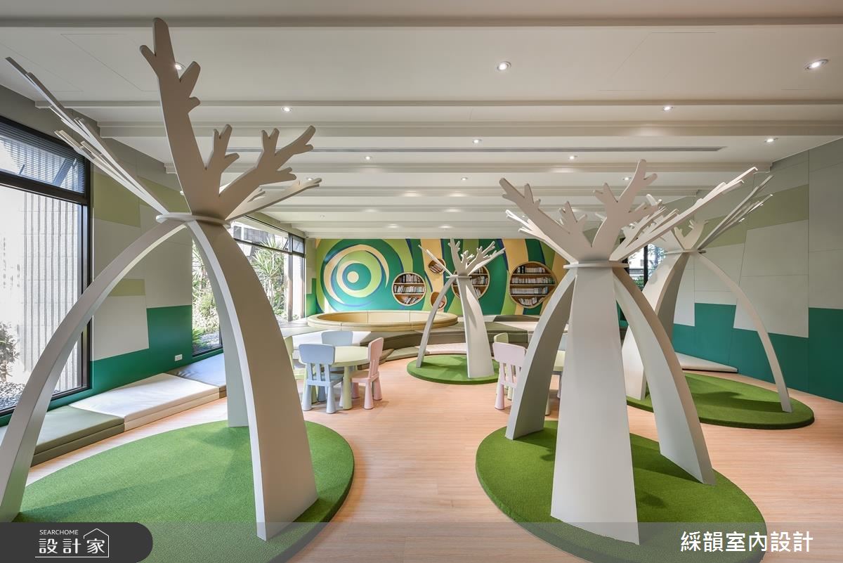 兒童遊戲室有座森林？綠意盎然的繽紛童趣空間