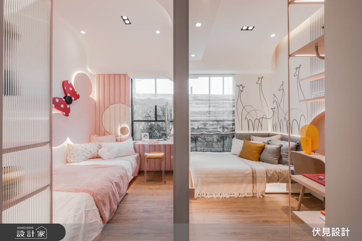 當精緻時尚遇上甜美童話！以鮮亮色彩、精品級機能，描繪 30 坪超夢幻現...