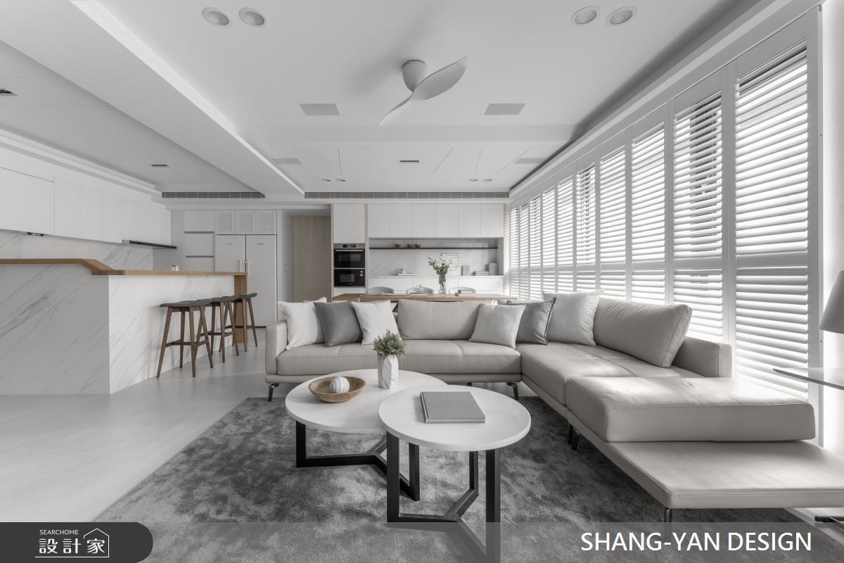 60坪老屋翻新！以純白搭配無障礙設計，實現人生下半場的夢幻居所