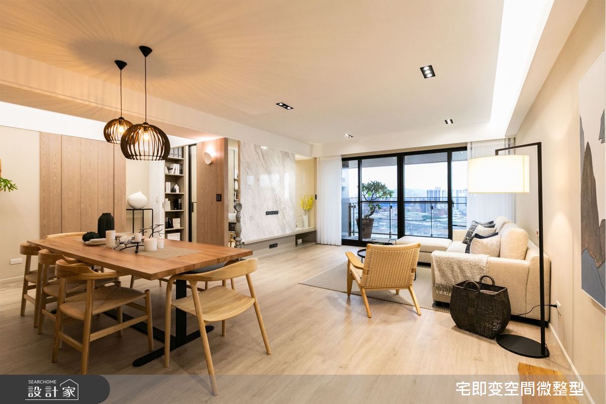 木材質與暖光氛替生活加溫！好感人文禪風宅裡外都放鬆