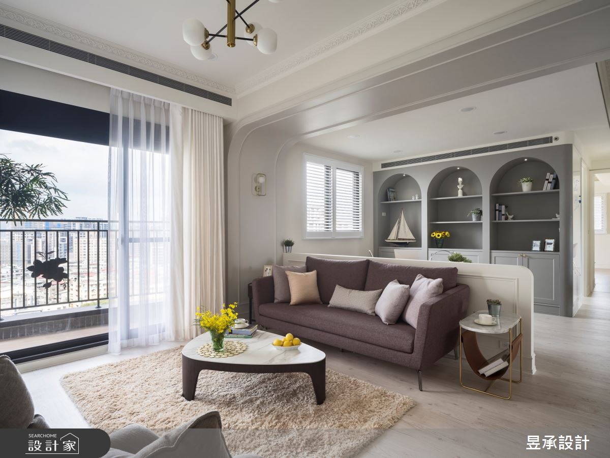 美式與北歐風兼具的浪漫美宅，客餐廳與小臥榻連結家人情感！