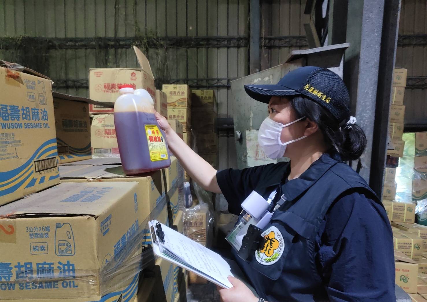 中聯問題油品流入花蓮14家業者　衛生局全面追查下架