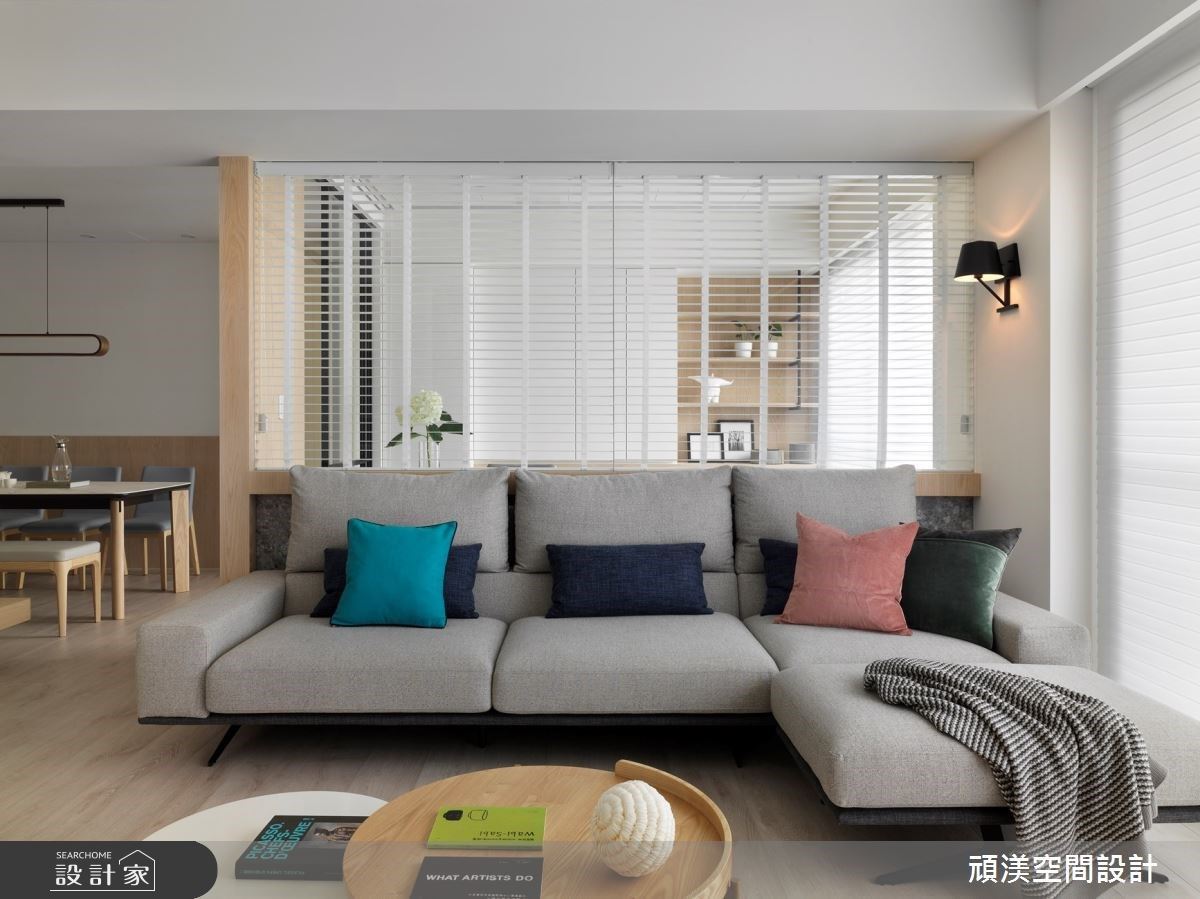 打造開放式餐廚、陽光大書房 在 38 坪輕甜現代宅悠遊兩人世界