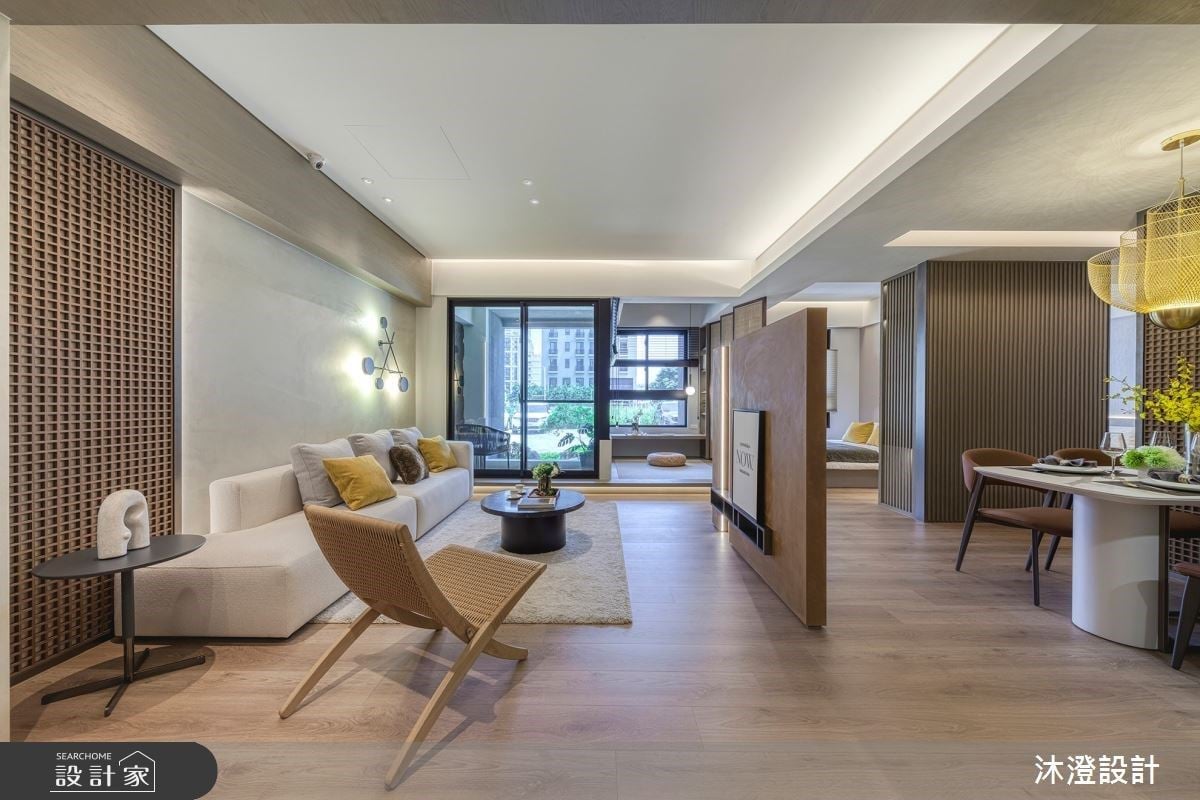 一抹楓葉橘寫下秋日的漫漫禪意！桃園41坪新成屋揉捻日和語彙，打造心靈...