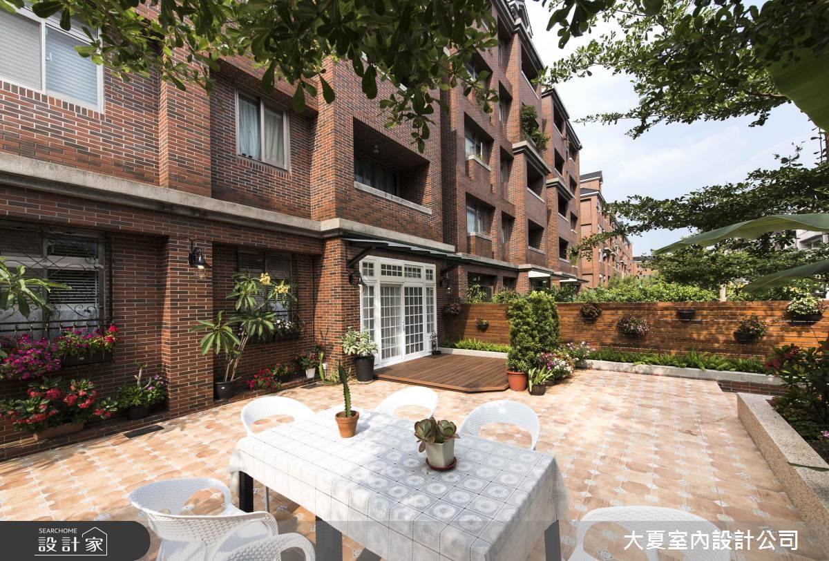 在城市中享受綠意庭園！溫馨唯美的白系美式鄉村住宅