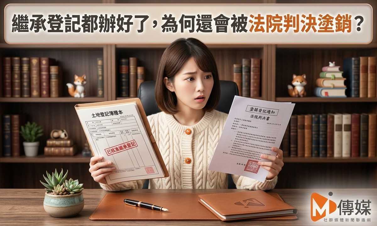 繼承登記都辦好了，為何還會被法院判決塗銷？地政士揭關鍵：輸的不是事...