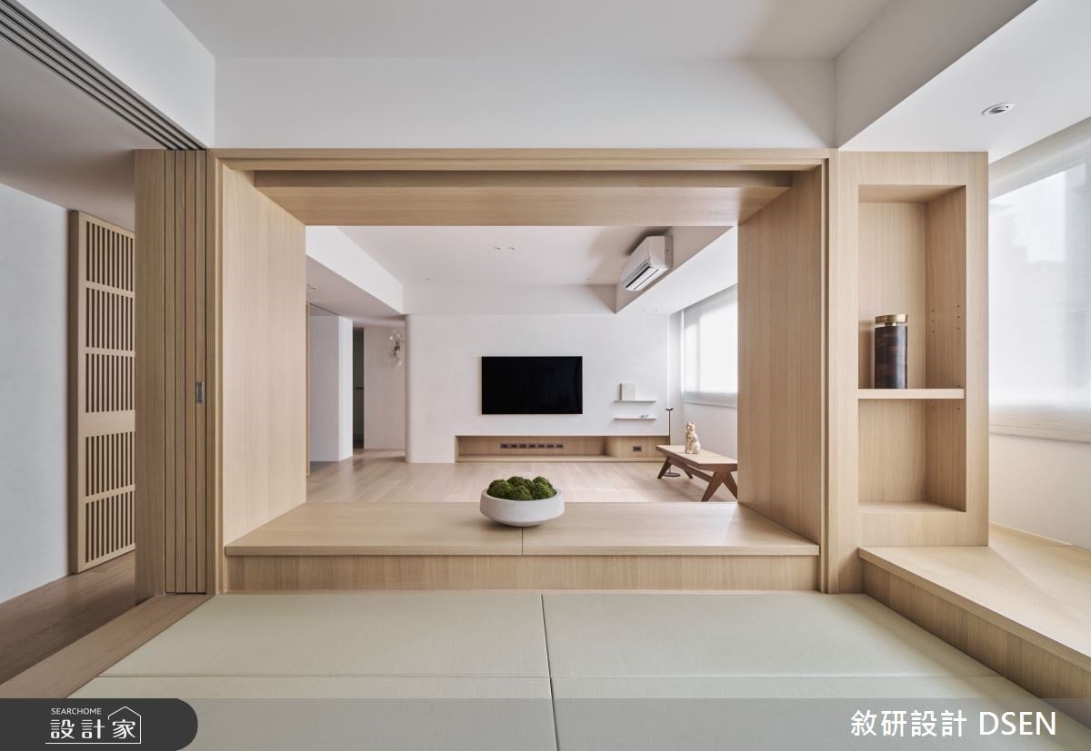 品讀美好日光！引入悠然框景，改造老屋變身日式自然系豪宅！