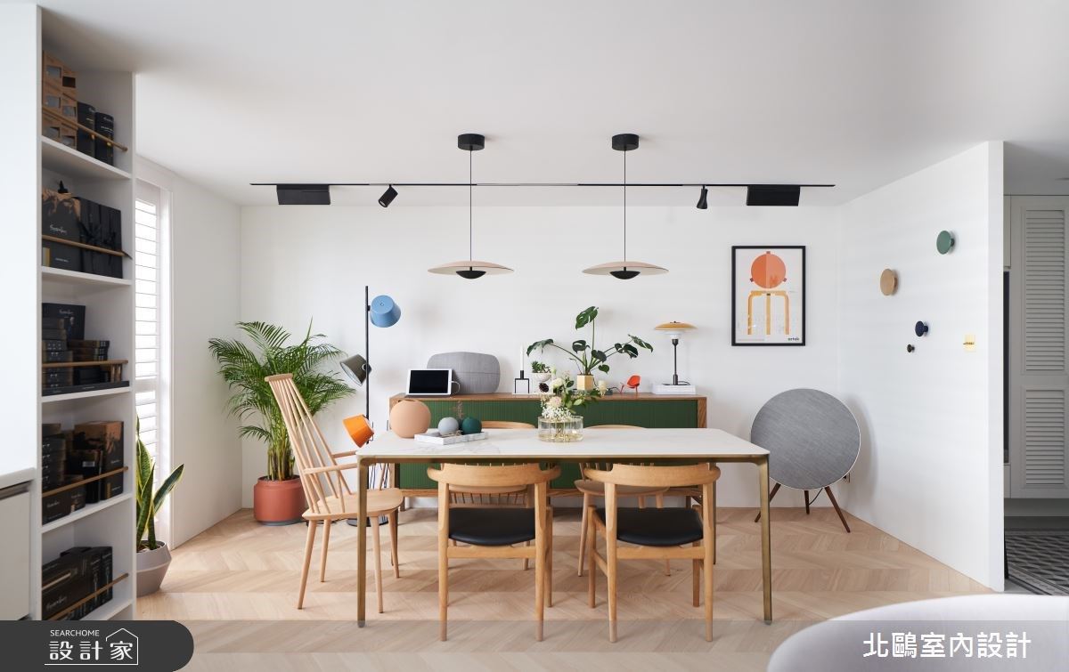 北歐原木x几淨白，挑脫傳統商業空間讓創意不再受限！