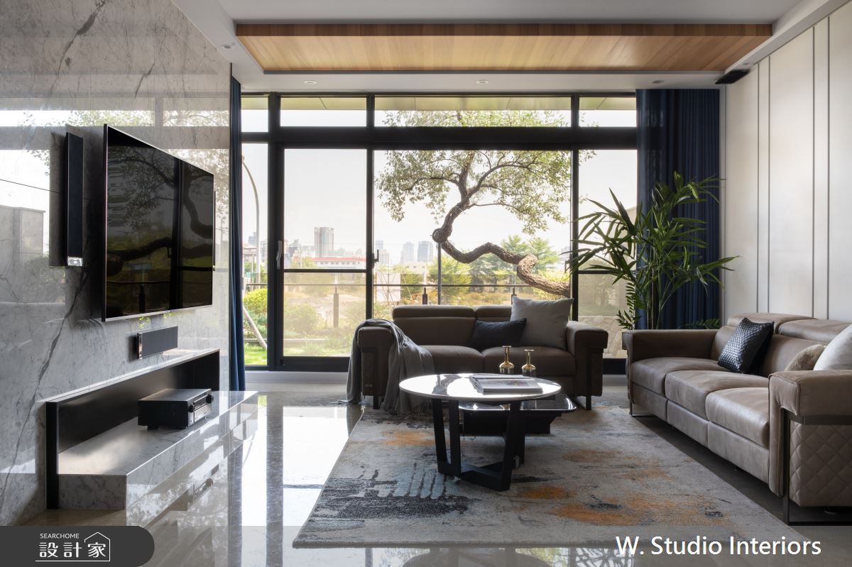 生活在大自然裡現代風透天別墅！異材質烘托大器奢華之姿