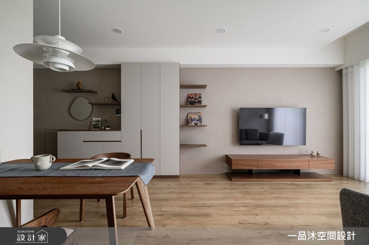 開放公領域分享好採光，溫柔色調譜出現代簡約的夢想家園
