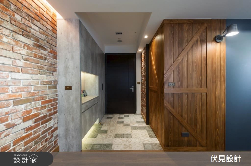 紅磚牆、穀倉門！ 打造極具個性感的 53 坪北歐工業風格宅