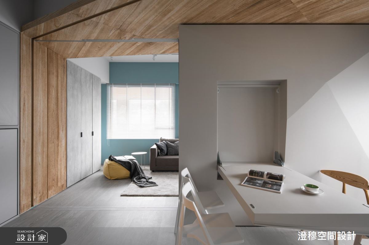 北歐宅超「牆」魔術秀！16 坪變出 3 房 2 廳！