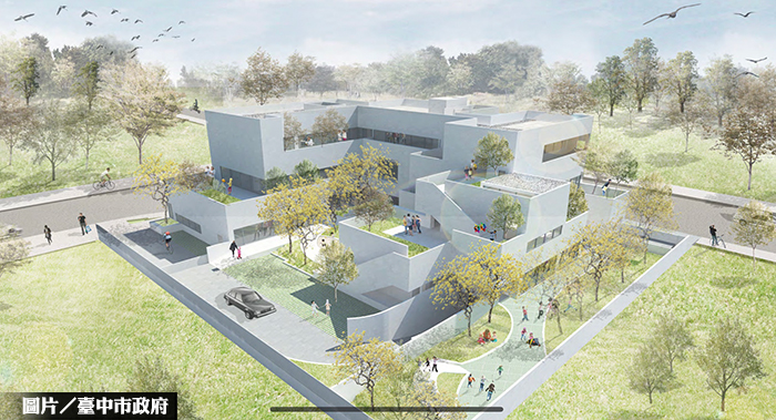 烏日首座綜合社福館上梁 明年4月完工