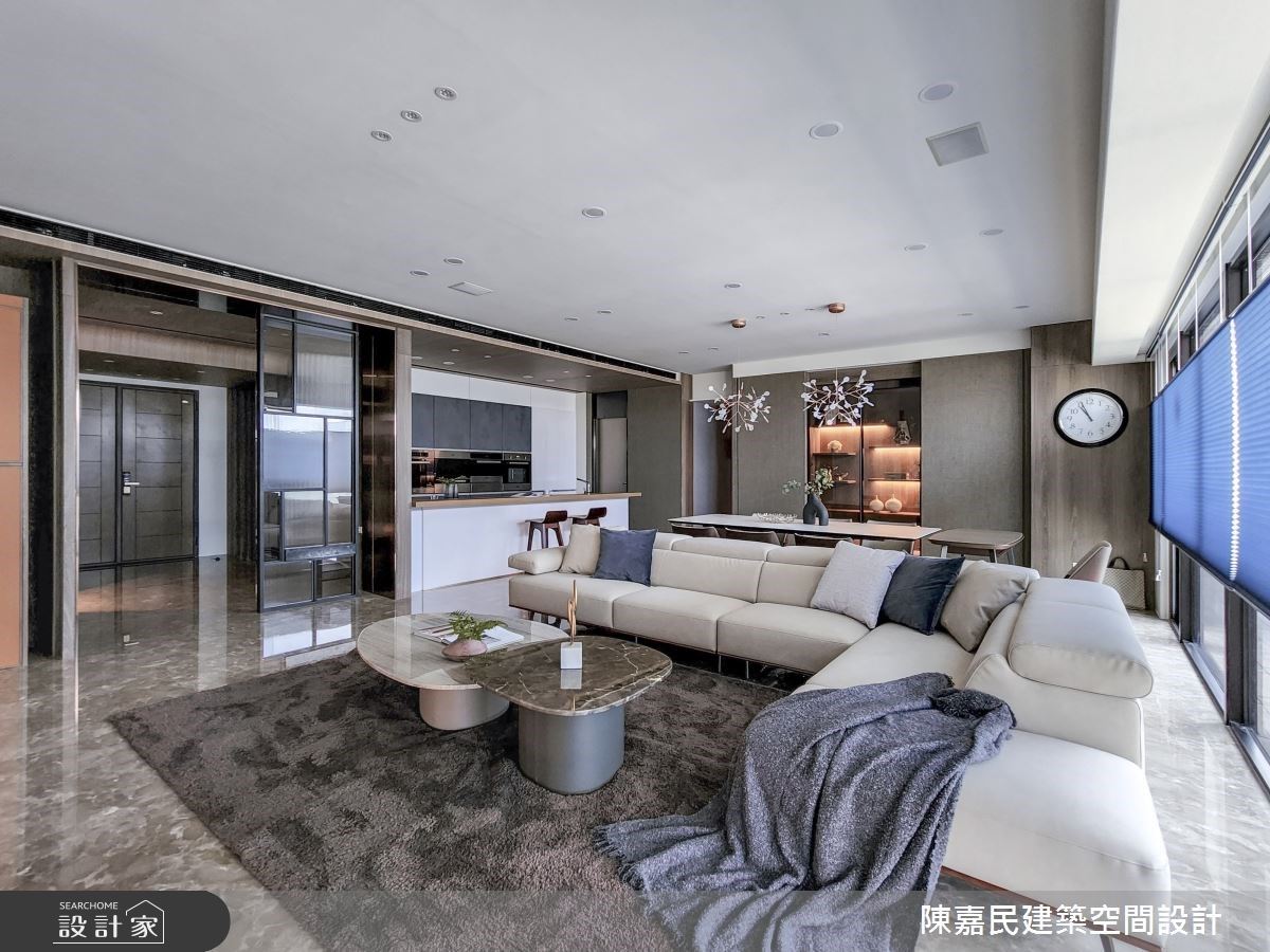 望見生活的純粹本質！95坪療癒系豪宅，超寬敞客廳、美型中島開啟無限嚮往