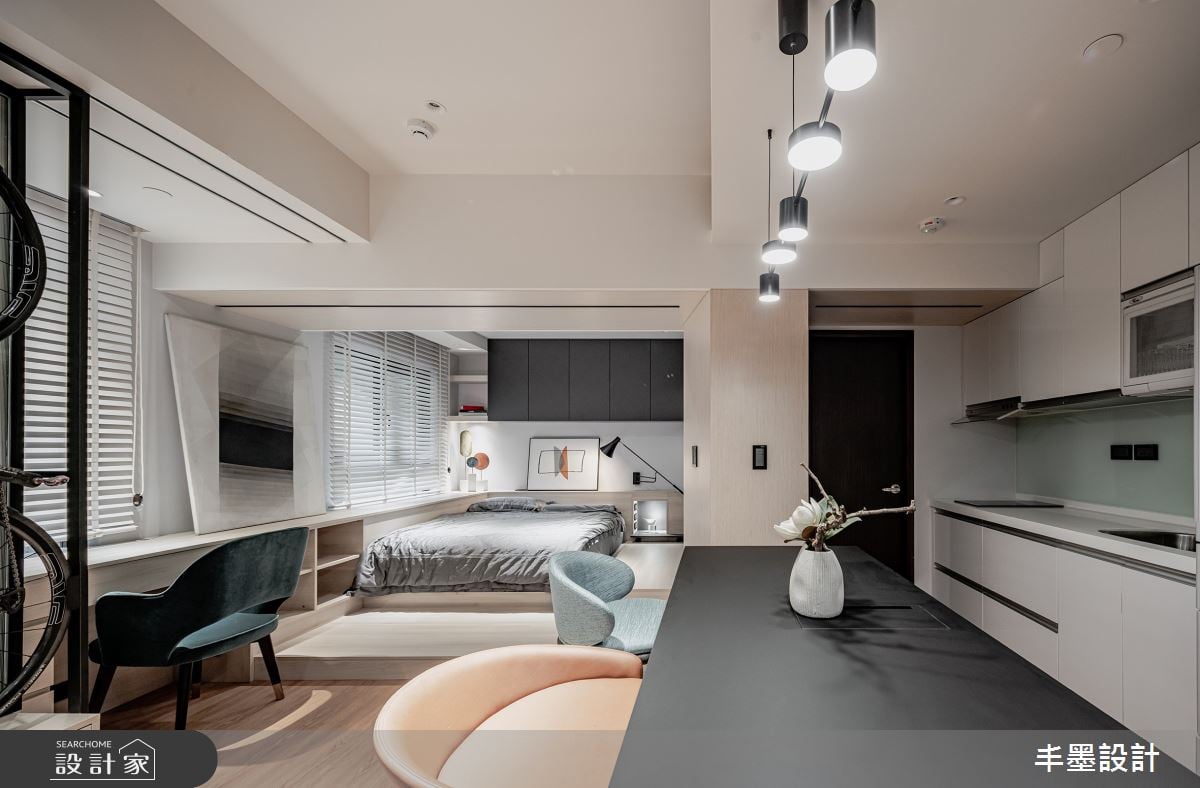 複合式設計兼具美感與機能，只有8坪也超好住