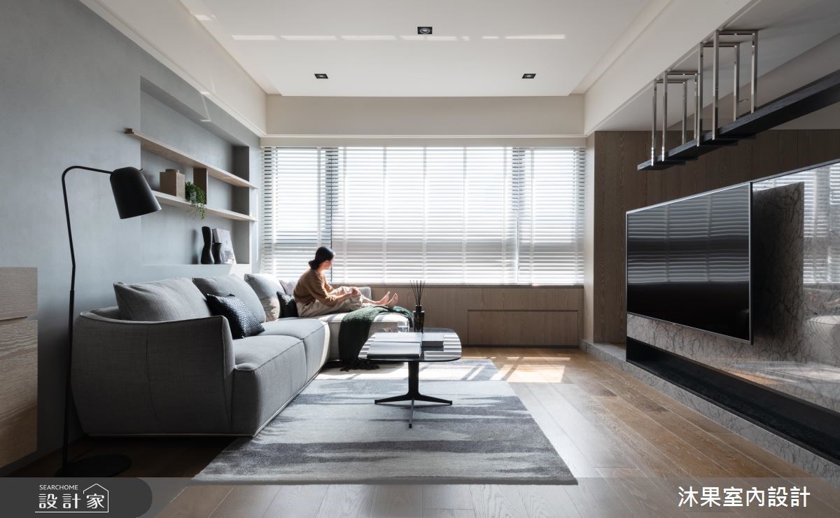 台北大安的中古屋重生記!捨棄實體隔間成就視野寬敞的現代精品宅