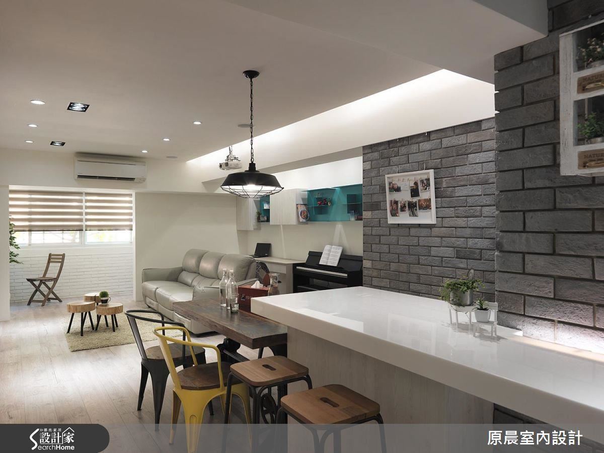 混搭風引進幸福天光！22坪美宅暖人心脾