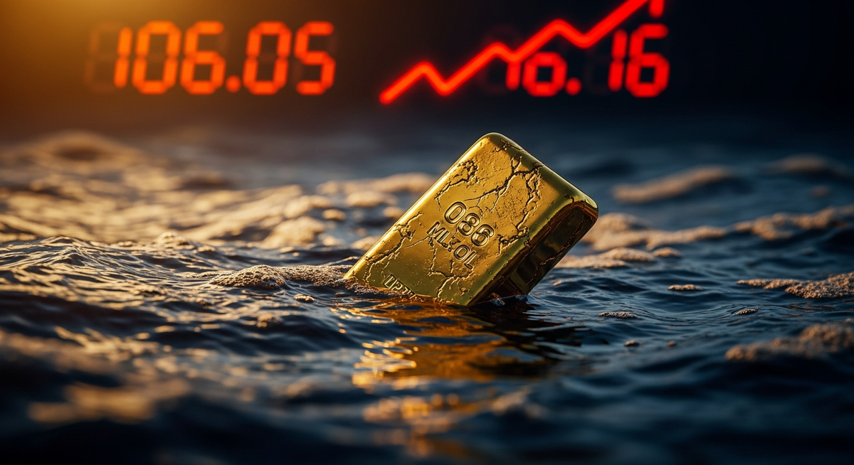 通膨擔憂、中東衝突夾擊 黃金價格週一重挫