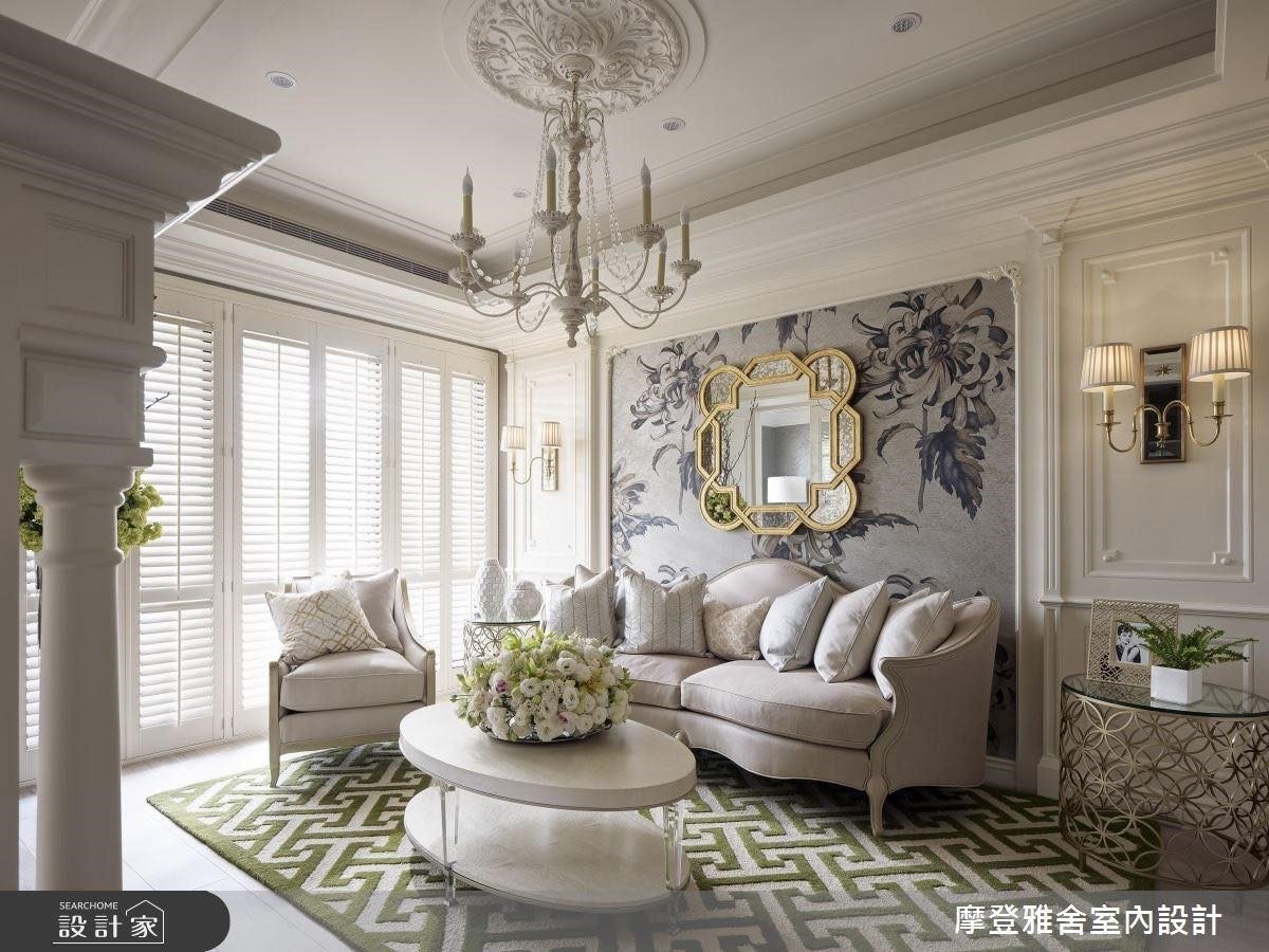 沈浸法式的時尚氣息！28坪新古典小白宮，高級訂製女性的迷人魅力