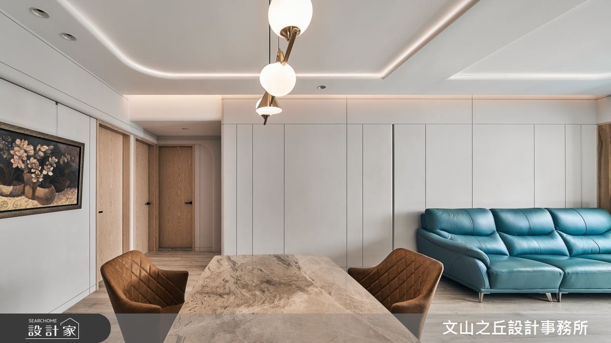 一鍵讓40年老屋重新啟動！輕奢現代風走入親子宅，滿載收納又有明亮光感