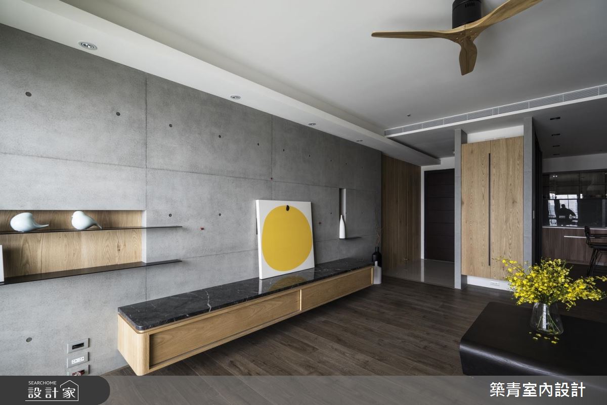 灰色與木質的輕巧邂逅，就在這間現代風沉靜暖居！ 