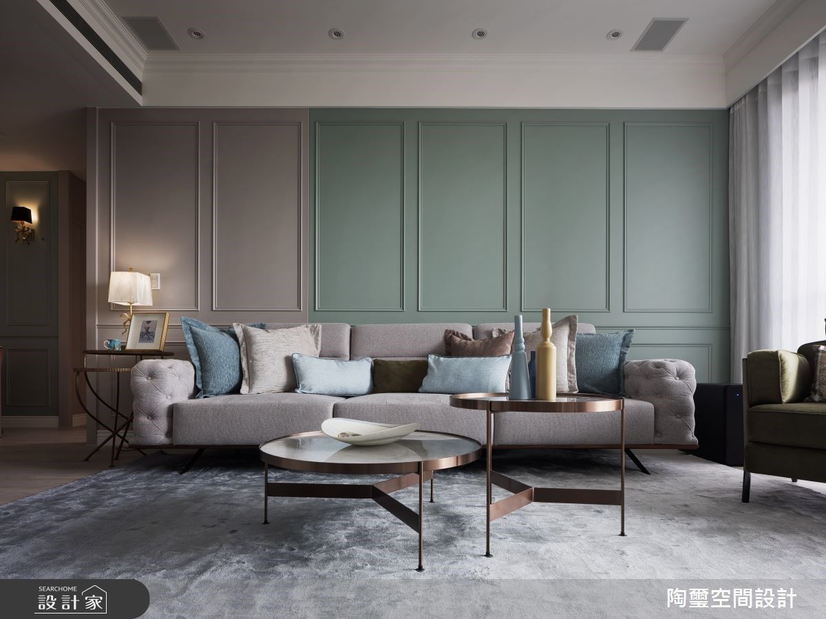 退休女人窩，灰與綠撞出質感美式與法式優雅