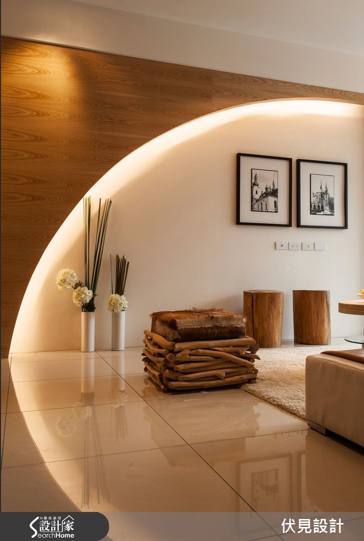  33 坪溫柔圓舞曲，畫下一道細膩的曼妙弧線