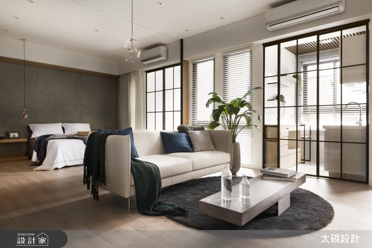 屬於貓咪的16坪熟齡空間！解放格局打開相互陪伴的現代宅
